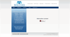Desktop Screenshot of ovalofficewriters.com